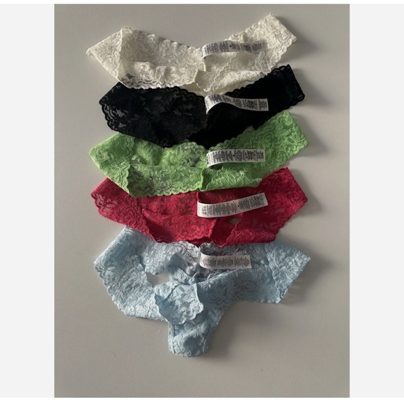 NEW Hanky Panky Assorted 5-Pack Low Rise Thongs One Size - Picture 5 of 7